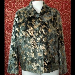 NEW ERIN faux fur jacket 1X 💥🕛